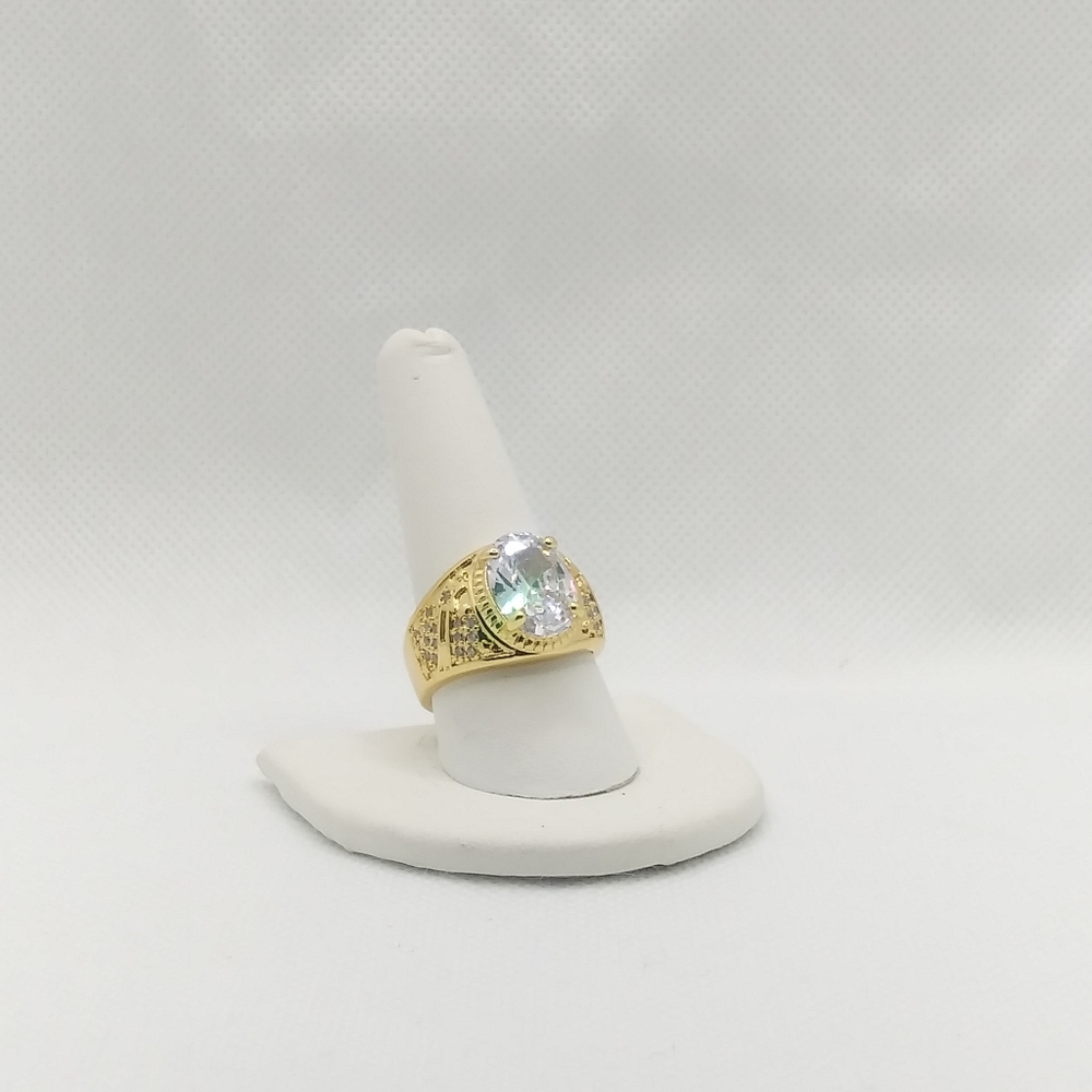 14ktgf and Austrian crystal ring